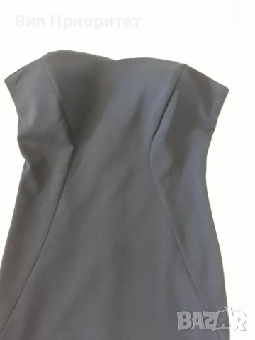 Маркова рокля MISS CHIC тъмносиня вечерна малка елегантна изчистена стилна нова, снимка 4 - Рокли - 37265326