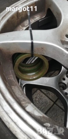 4бр.ал джанти 15 цола 5*100 за VW АУДИ СЕАТ има втулки за Тойота, снимка 3 - Гуми и джанти - 52672623