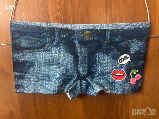 М Дамска безшевен боксер с целувка 