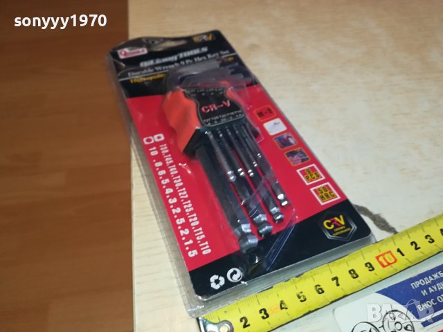 ШЕСТОГРАМИ КОМПЛЕКТ 1901241047, снимка 2 - Ключове - 43878418