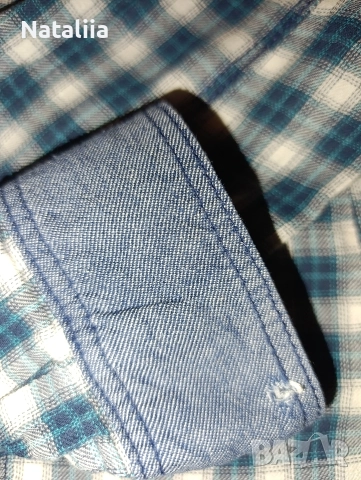 илна риза в каре „Greeks“ – 10 г / 140 см, снимка 6 - Детски ризи - 52827921