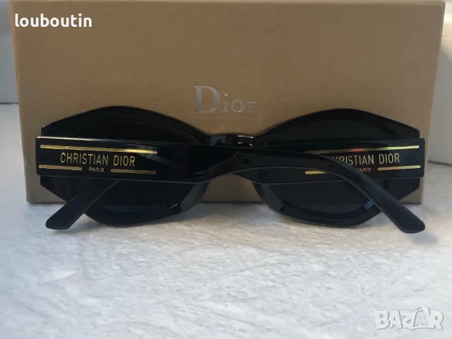 Dior 2024 дамски слънчеви очила 2 цвята черни бели, снимка 16 - Слънчеви и диоптрични очила - 47699244