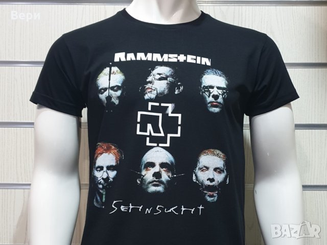 Нова мъжка тениска с дигитален печат на музикалната група RAMMSTEIN - Sehnsucht, снимка 8 - Тениски - 28166839