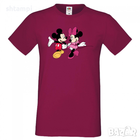 Мъжка тениска ickey & Minnie 6 Подарък,Изненада,Рожден ден, снимка 3 - Тениски - 36575550