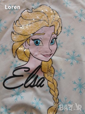 Детска тениска на Елза , снимка 3 - Детски тениски и потници - 44890448