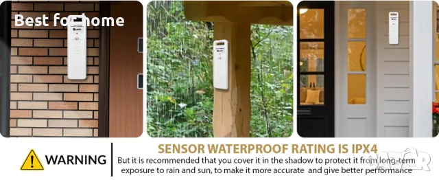 Метеорологична станция с 3 безжични сензора UNNI 582C- цветна, снимка 6 - Друга електроника - 48694274