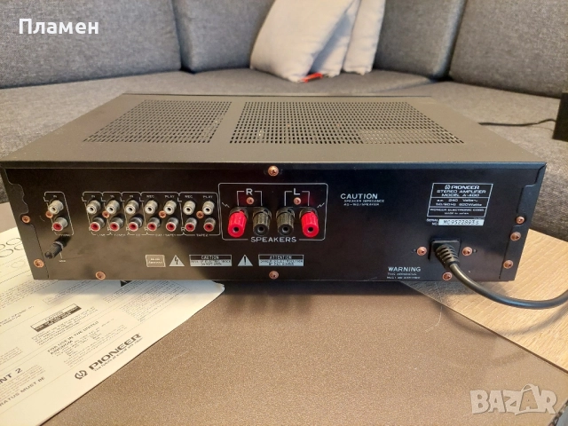 Pioneer A400 стерео усилвател, снимка 4 - Ресийвъри, усилватели, смесителни пултове - 52010730