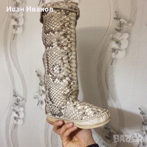 Hector Riccione ботуши от Питон  номер 37, снимка 4 - Дамски ботуши - 43688327