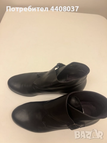 Черни Кожени Дамски Обувки - Чисто Нови, снимка 6 - Дамски елегантни обувки - 51905882