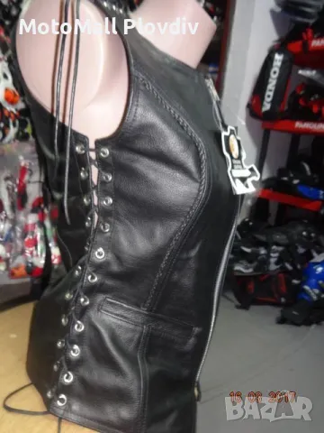 Дамски кожен елек - естествена телешка кожа - xs/s/m/l/xl -, снимка 2 - Аксесоари и консумативи - 49193159