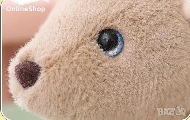 Кенгуру с бебе – Мека плюшена играчка 35см, снимка 10 - Плюшени играчки - 53276286