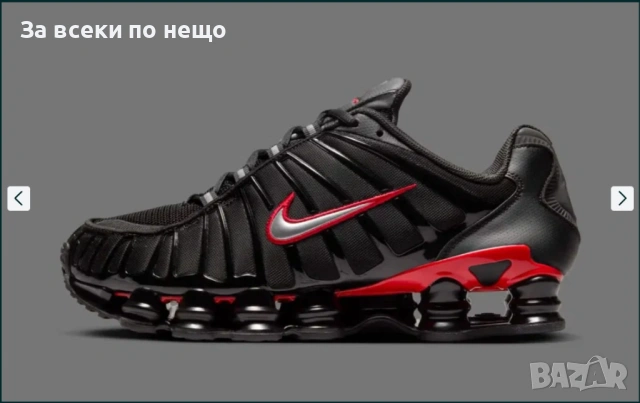 Nike Shox TL Мъжки Маратонки С Кутия👟Мъжки Спортни Обувки Черно и Червено Код S411, снимка 6 - Маратонки - 53265661
