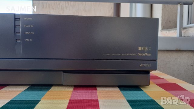 Panasonic nv-hs 800 hi-fi stereo SVhS , снимка 4 - Плейъри, домашно кино, прожектори - 35242233