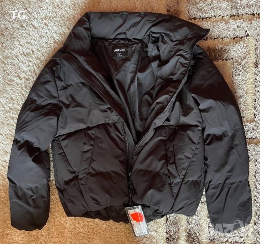 Зимно черно дамско яке, снимка 2 - Якета - 40194678