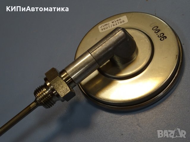 биметален термометър JUMO thermometer ф100mm, 0/+250°C, L-185mm, снимка 4 - Резервни части за машини - 35180777