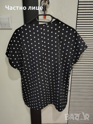 Продавам официална блуза на точки, снимка 2 - Корсети, бюстиета, топове - 51121287