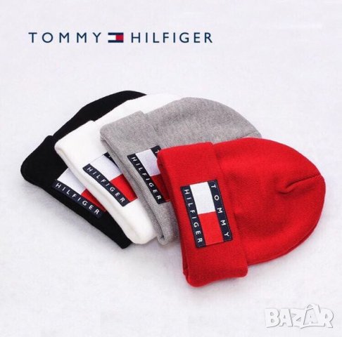Tommy Hilfiger wool hat плетени шапки с бродерия реплика , снимка 1