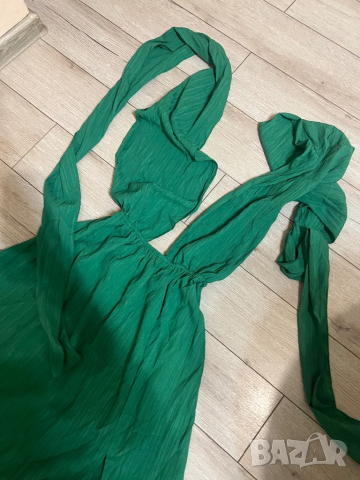 Зелена лятна рокля, снимка 6 - Рокли - 44872825