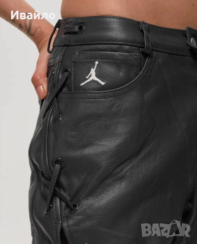 Кожен панталон Jordan Brand x Cactus Jack (Jordan x Travis Scott  и блуза nike air jordan, снимка 6 - Комплекти - 53482370