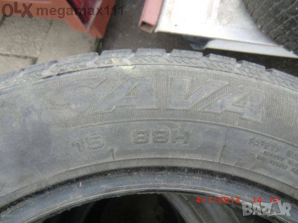 Гуми зимни 195/60/15 88н 2 броя Sava, снимка 3 - Гуми и джанти - 26627627