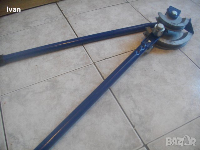 22мм/15мм Двоен Тръбогиб Голям 71см Масивен Немски Уред Огъване Всякакви Тръби Почти Нов Отличен, снимка 13 - Други инструменти - 43177376