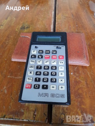 Стар калкулатор MR 609, снимка 2 - Други ценни предмети - 37034524