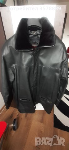 Мъжко яке от естествена кожа 3XL