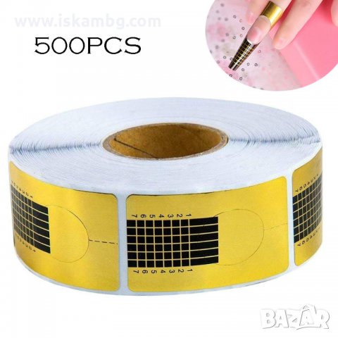 500 Броя Форми за изграждане с гел и акрил - код 3178, снимка 9 - Продукти за маникюр - 33423711