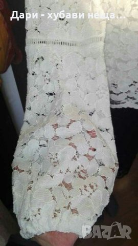 Пола и блуза от дантела❤🍀🌷S,M❤🍀🌷арт.1103, снимка 6 - Комплекти - 32845073