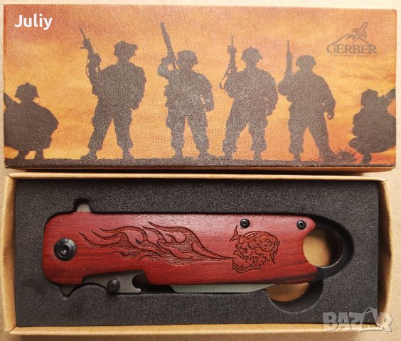 Сгъваем нож Gerber X34 / Browning X45, снимка 5 - Ножове - 11572841