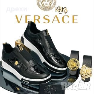  Versace мъжки обувки, снимка 7 - Ежедневни обувки - 40113996