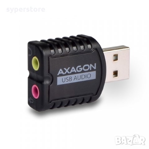 Звукова карта на USB Axagon ADA-10 USB Sound Card External, снимка 3 - Друга електроника - 32515837
