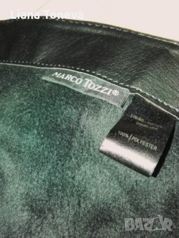 черни високи ботуши"Марко Тоцци", снимка 4 - Дамски ботуши - 27390816