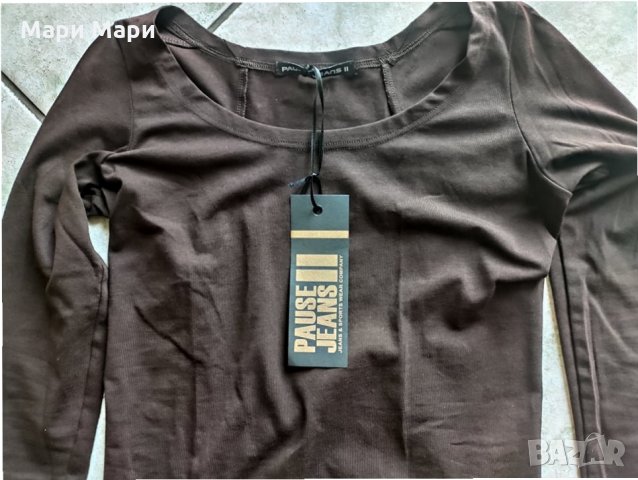 Pause Jeans  асиметрична блуза, снимка 15 - Блузи с дълъг ръкав и пуловери - 26357967