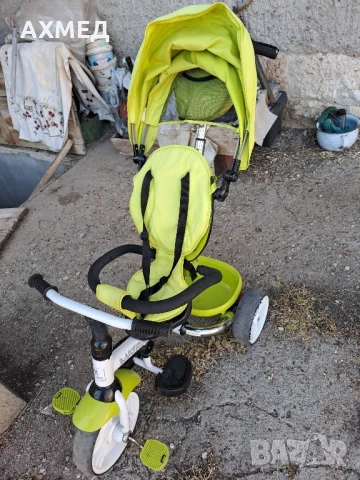 Lorelli - Триколка с родителски контрол Matrix EVA гуми Светлозелена Lorelli - Триколка с родителск, снимка 4 - Детски велосипеди, триколки и коли - 50866499