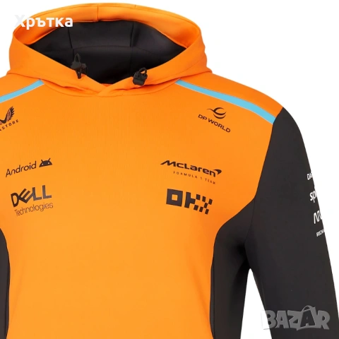 McLaren F1 Team Hooded Sweat - Оригинален мъжки суитшърт р-р L, снимка 5 - Суичъри - 53275398