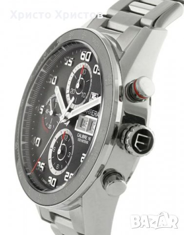 Мъжки луксозен часовник TAG HEUER CARRERA CALIBRE 16 43MM  DAY-DATE, снимка 4 - Мъжки - 32322086