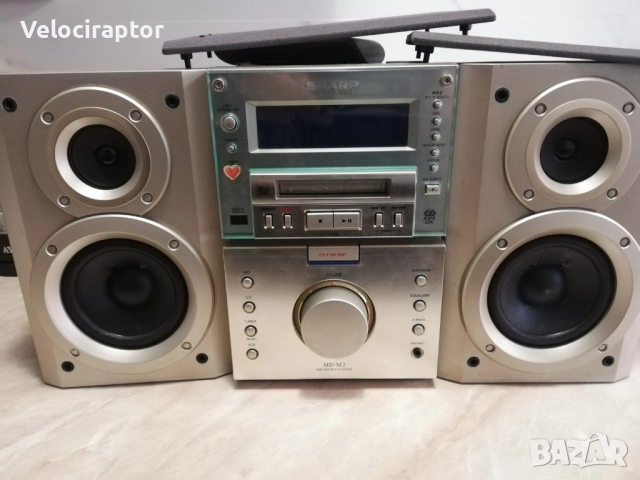 Мини hi-fi Уредба SHARP MD-M2H, снимка 4 - Аудиосистеми - 51966985