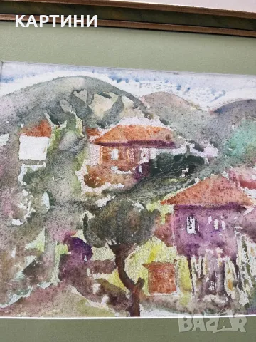 Нанет Баклаян картина - акварел, снимка 3 - Картини - 50167684