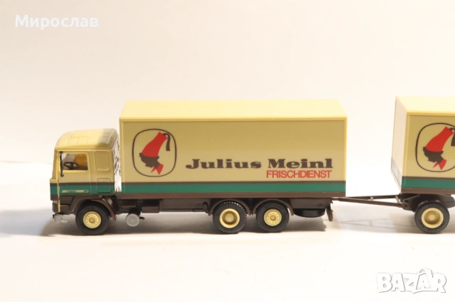 HERPA H0 1/87 VOLVO КАМИОН ТИР МОДЕЛ КОЛИЧКА, снимка 2 - Колекции - 53445369