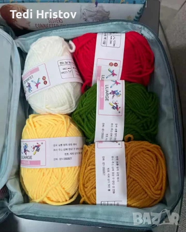 Комплект аксесоари за плетене, 107 части, 14 алуминиеви куки – Пълен сет за начинаещи и напреднали, снимка 5 - Други - 52553913