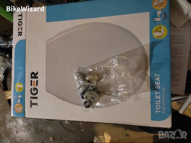 Tiger седло за тоалетна с плавно затваряне и приставка за деца, снимка 1 - Други стоки за дома - 38271279
