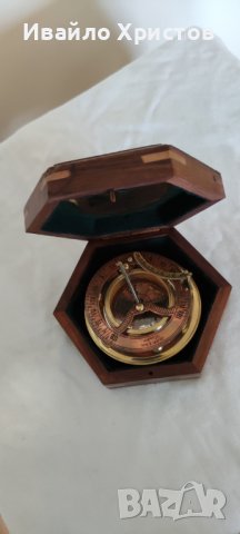 Корабен компас- ръчно изработена реплика