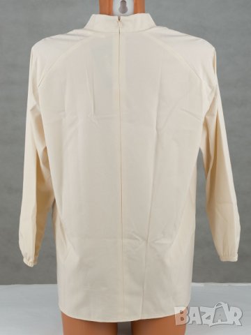 Дамска бежова блуза марка Foggy - 2XL, снимка 2 - Блузи с дълъг ръкав и пуловери - 37238455