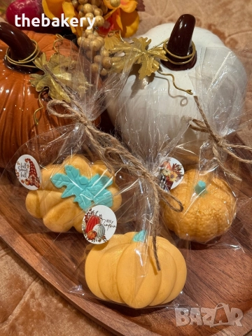 Тиквена феерия–Ръчно правени сапуни с форма тиква