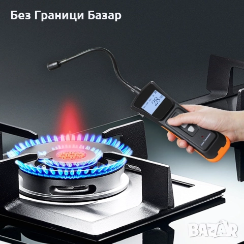 Нов Портативен газов детектор с акумулатор и вибрационна аларма Газдетектор, снимка 5 - Други инструменти - 51668245