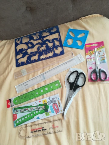 Нови линийки, ножички и други 