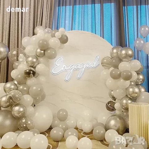 Engaged Декоративен LED неонов знак, снимка 5 - Декорация за дома - 44012940