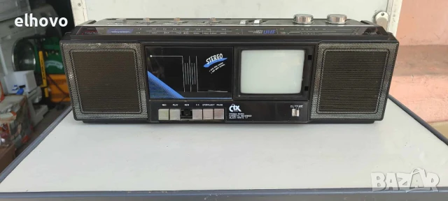 Радиокасетофон с телевизор CTX 9000, снимка 2 - Радиокасетофони, транзистори - 50708356