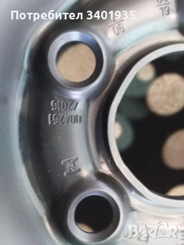 Джанти 15" Vw 5х100, снимка 9 - Гуми и джанти - 53434577